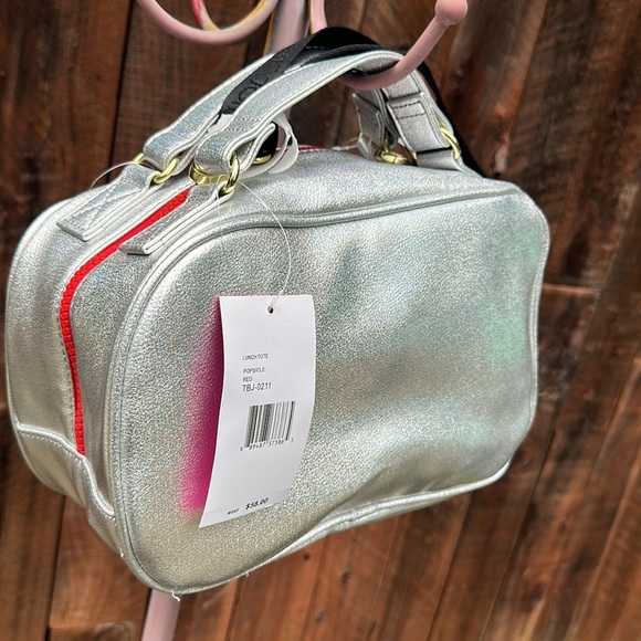Betsey Johnson Popsicle Lunch Tote Silver - Picture 13 of 15